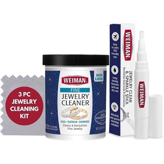 Weiman Jewelry Cleaner Kit (3-Piece Set)