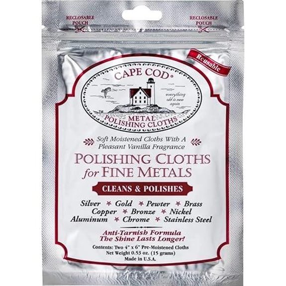 Cape Cod Jewelry Polishing Cloths (2 Pack)