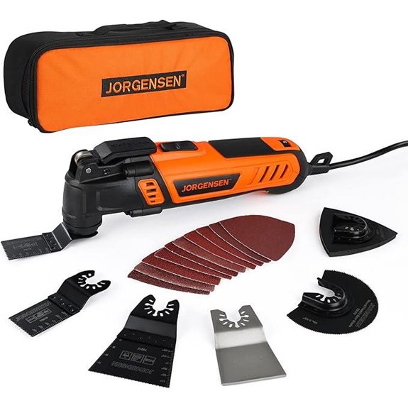 Jorgensen 4-Amp Oscillating Multi-Tool with Blades