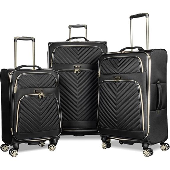 Kenneth Cole Chelsea Chevron Quilted Luggage Set