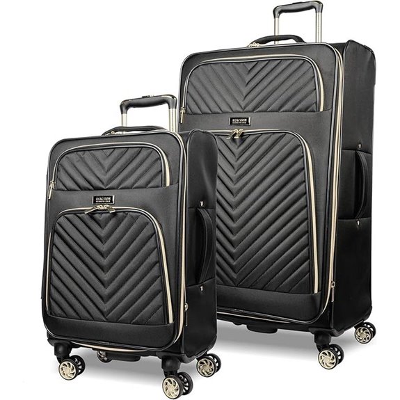 Kenneth Cole REACTION Chevron Quilted Luggage Set