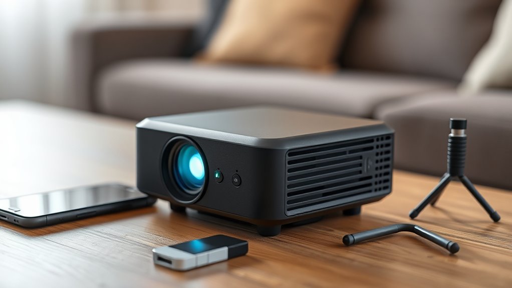 key portable projector features
