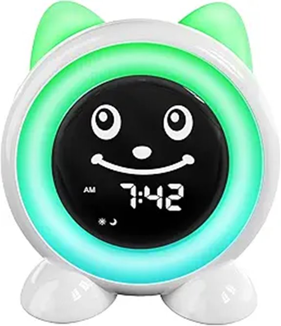 I·CODE Kids Alarm Clock with Night Light