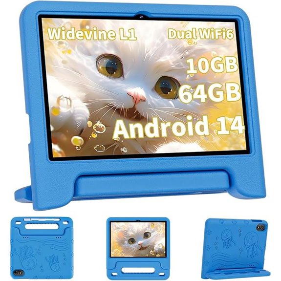 Upgraded 10 Android 15 Kids Tablet with Parental Control