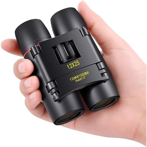 POLDR 12x25 Compact Pocket Binoculars for Kids