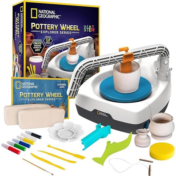 National Geographic Kids Pottery Wheel & Craft Kit