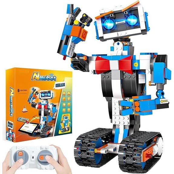 OKK Robot Building Kit for Kids 6-12 Remote & App Controlled