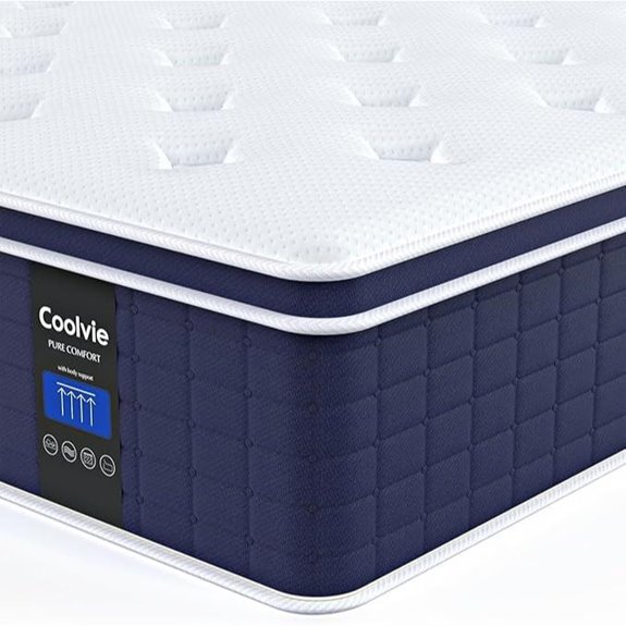 Coolvie King Size 14-Inch Hybrid Mattress with Memory Foam