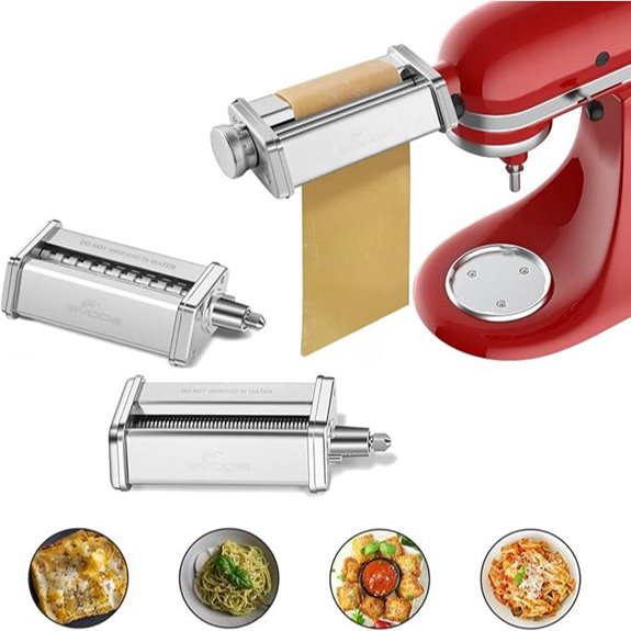 Gvode Pasta Attachment for KitchenAid Mixer (3-Piece)