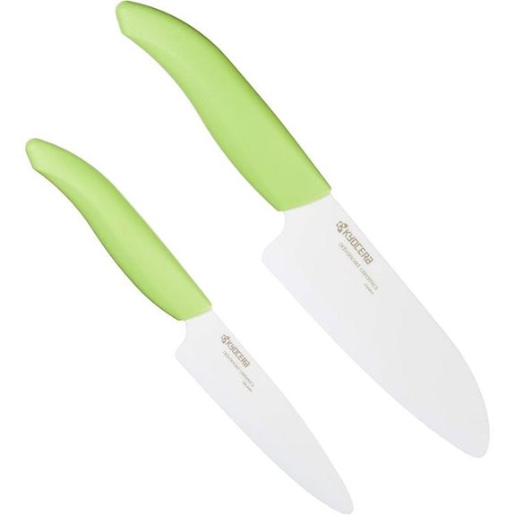 KYOCERA Ceramic Knife Set 2-Piece White/Green