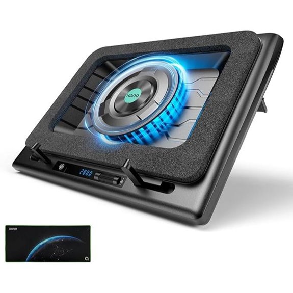 Llano Gaming Laptop Cooler with Fan and Mouse Pad