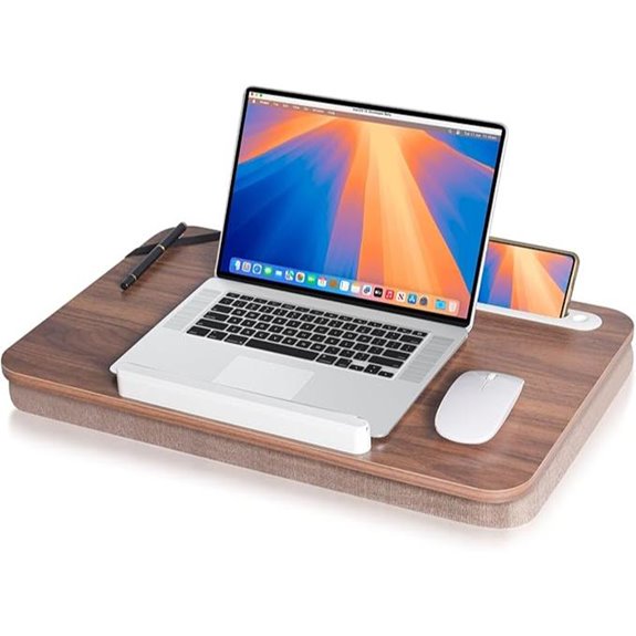 Lap Desk with Cushion for 17-Inch Laptop