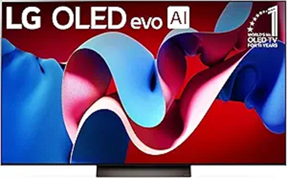 LG 77-Inch OLED evo C4 Series Smart TV