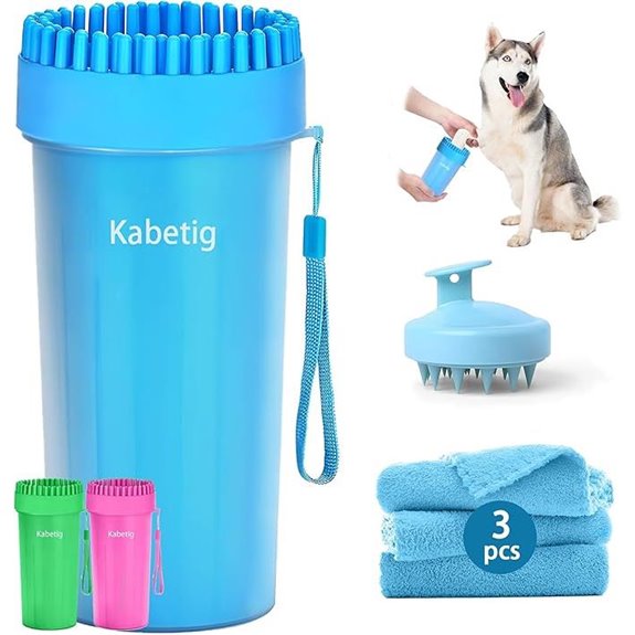 Dog Paw Cleaner & Washer for Large Dogs (Blue)