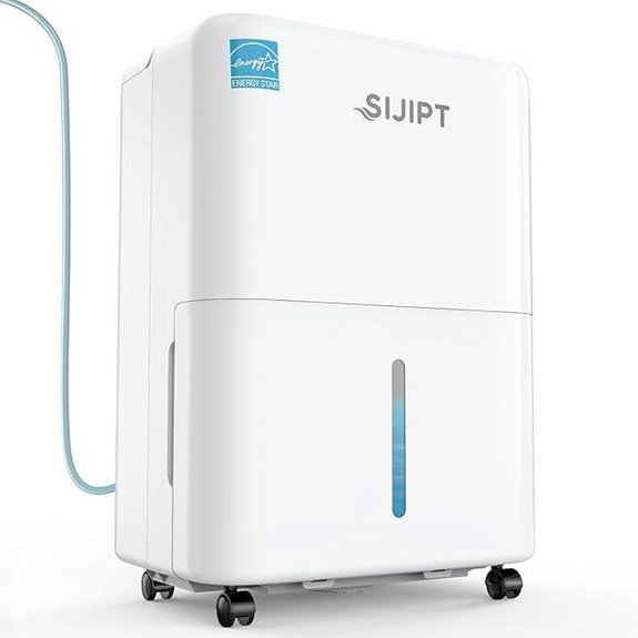 80 Pint Dehumidifier with Pump and Timer