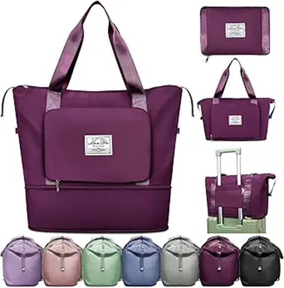 Ranslen Large Capacity Folding Travel Duffel Bag