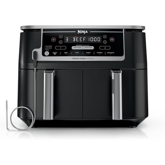 Ninja Foodi 10 Qt DualZone Air Fryer with Thermometer