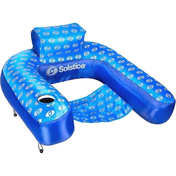 Swimline Solstice Large Fabric U-Seat Pool Float