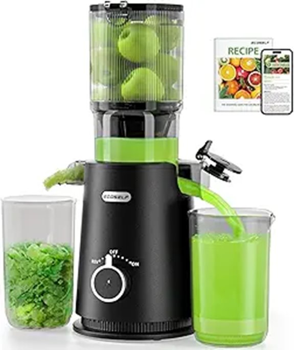 Wide Mouth Cold Press Juicer for Fruits & Vegetables