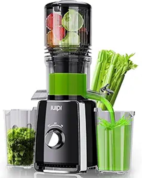 Cold Press Juicer Machine with Large Feed Chute