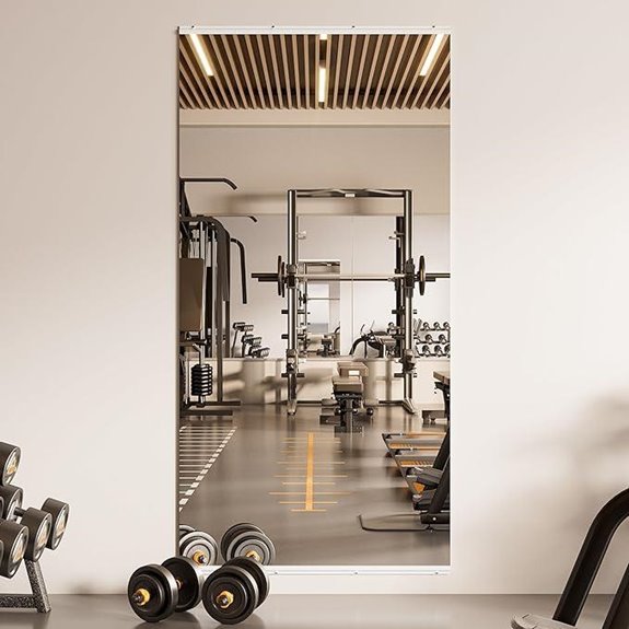 TETOTE 72x36 Frameless Home Gym Mirror