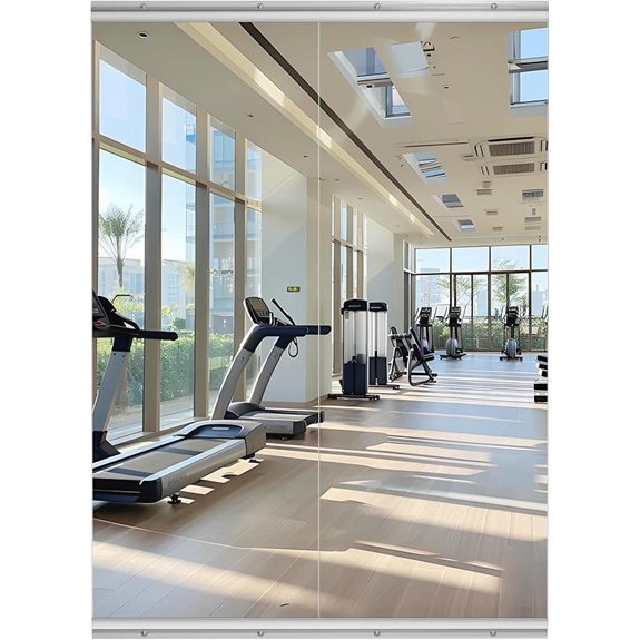 Hasipu 2-Pack Large Frameless Full Body Mirrors