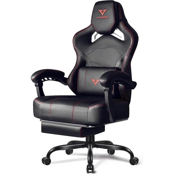 VITESSE Big & Tall Gaming Chair with Footrest