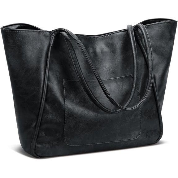 KKXIU Large Leather Tote Bag for Women