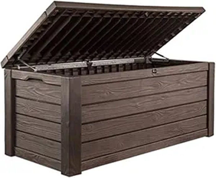 Keter Westwood 150-Gallon Outdoor Storage Bench