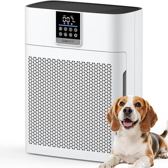 Large Room HEPA Air Purifier with Pet & Smoke Filter