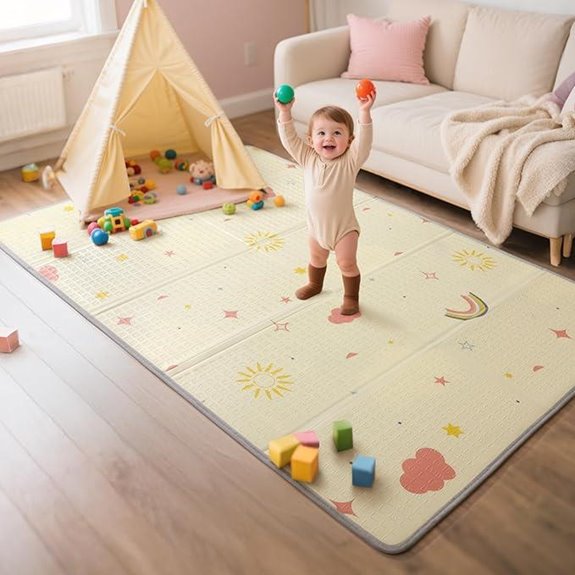 Mallify Extra Large Reversible Baby Play Mat