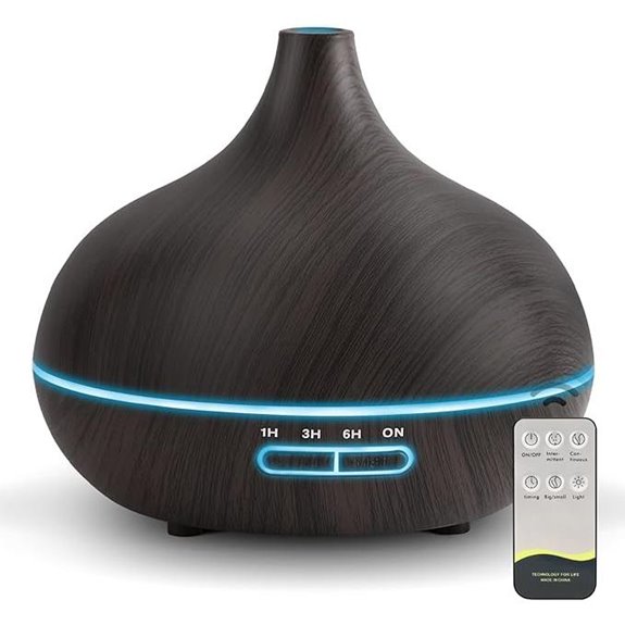 Large Room Essential Oil Diffuser with Remote and Lights