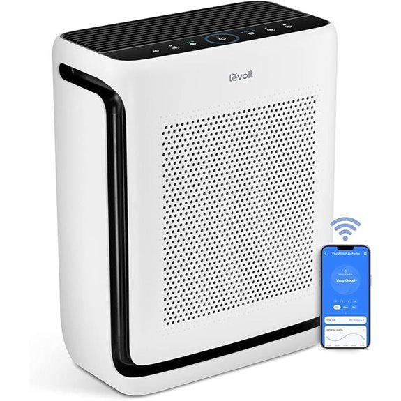 Levoit Large Room Air Purifier with HEPA & Monitor