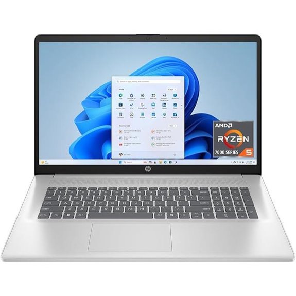 HP 17.3 Laptop with Ryzen 5 16GB RAM
