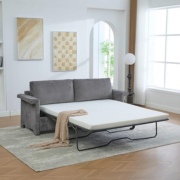 Full Size Sleeper Sofa with USB Charging