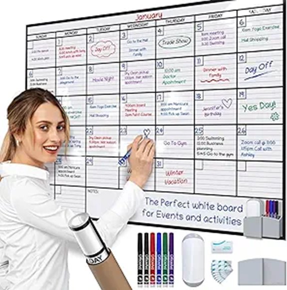Large Wall Dry Erase Calendar (36x48)