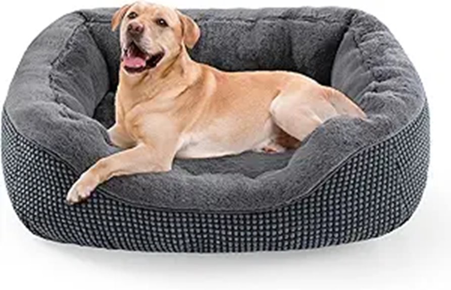 INVENHO Large Orthopedic Washable Dog Bed (35x25)