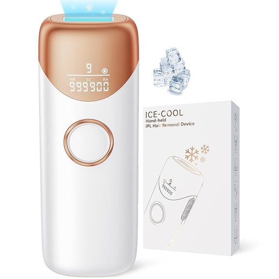 Ubroo IPL Laser Hair Removal Device with Ice Cooling