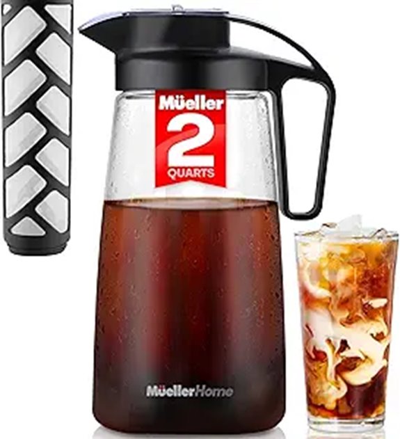Cold Brew Coffee Maker with Leak-Proof Pitcher