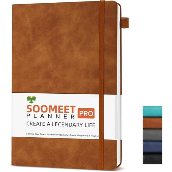 Leather Hardcover Lined Journal Notebook 200 Pages