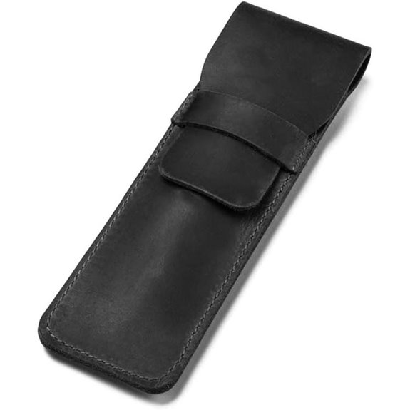 Daimay Leather Pen Case for Multiple Pens
