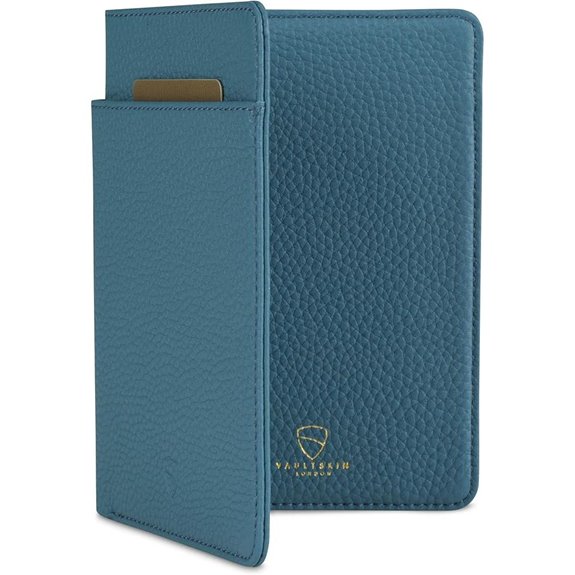 Vaultskin Leather RFID Passport Wallet with Gift Box