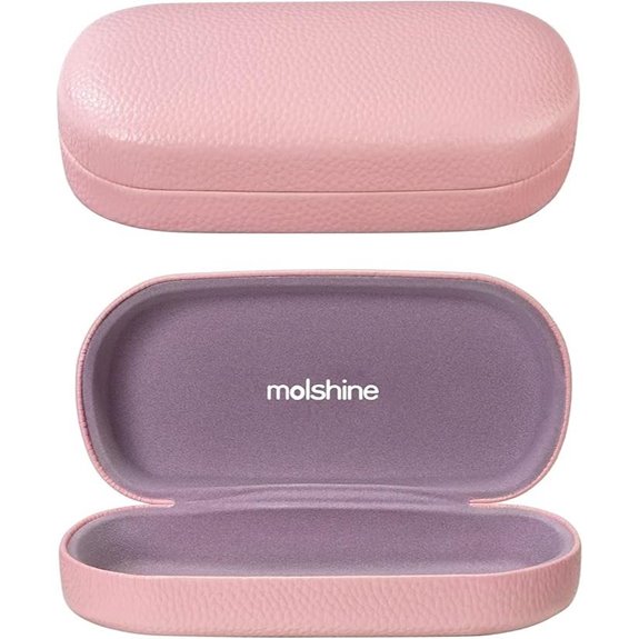 Molshine Leather Sunglasses Case for Women & Men