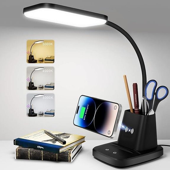 Sailstar LED Desk Lamp with Wireless Charger