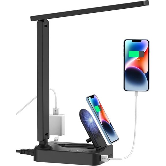 Drevet LED Desk Lamp with Wireless Charger