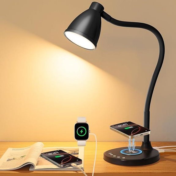 BOHON LED Desk Lamp with USB-C Wireless Charger