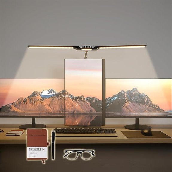 led lamp with glasses