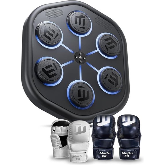led lit music boxing machine