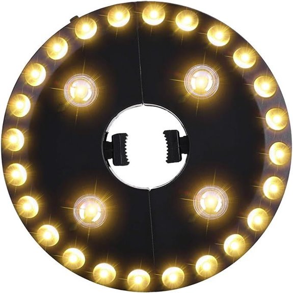 Patio Umbrella Light with 28 LEDs and Brightness Modes
