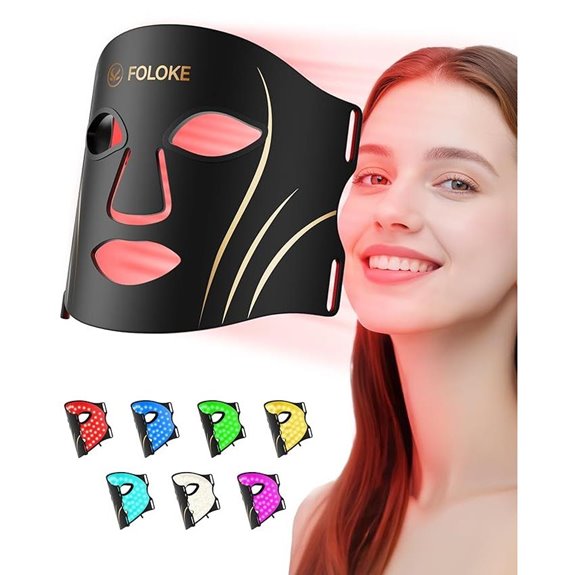 FOLOKE LED Light Therapy Mask for Skin Care